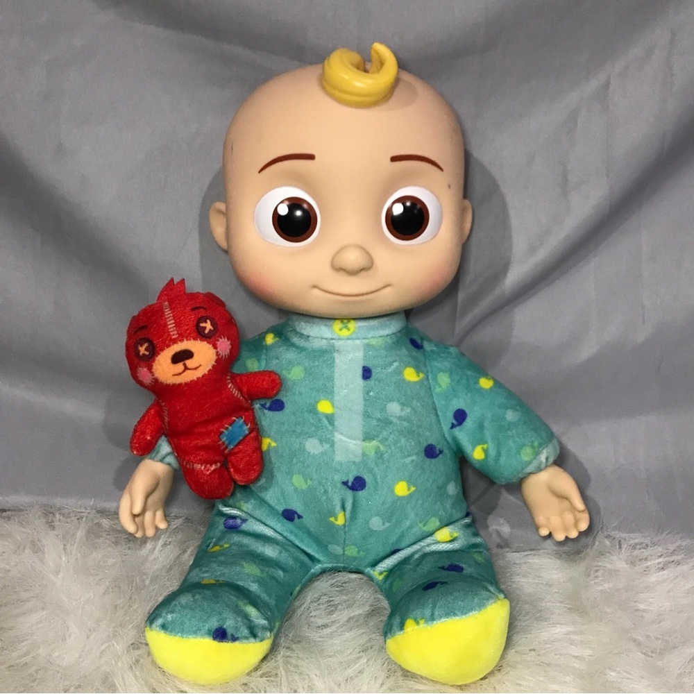 Cocomelon JJ Plush Doll Musical Talking Bedtime Works